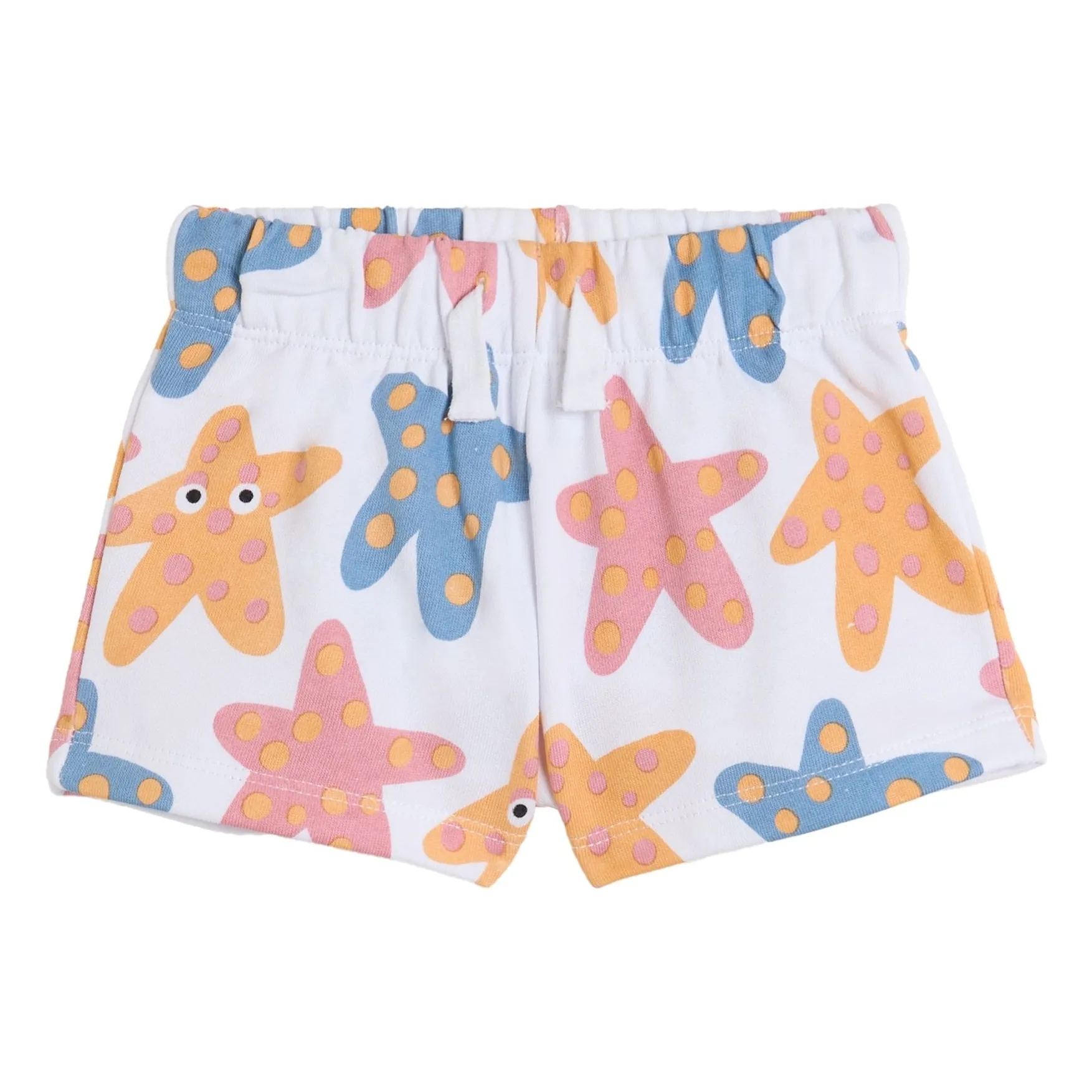 Stella Mccartney Kids White Short Etoiles De Mer