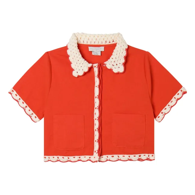 Chemise Brodée | Rouge