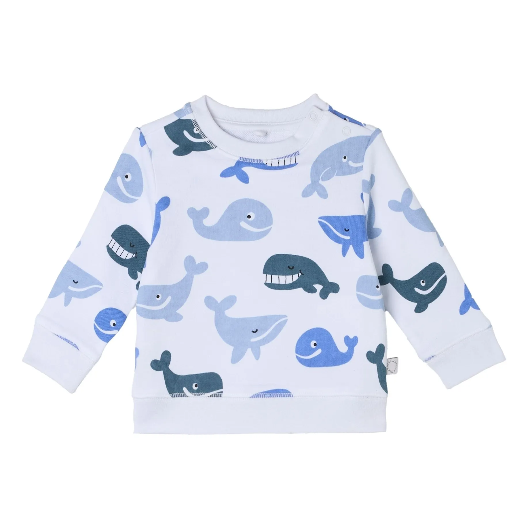 Stella Mccartney Kids White Sweat Whales