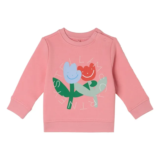 Sweat Stella Fleurs | Pink