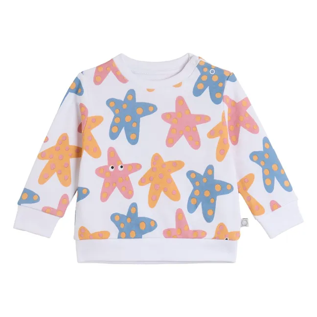 Sweat Etoiles de Mer | Blanc