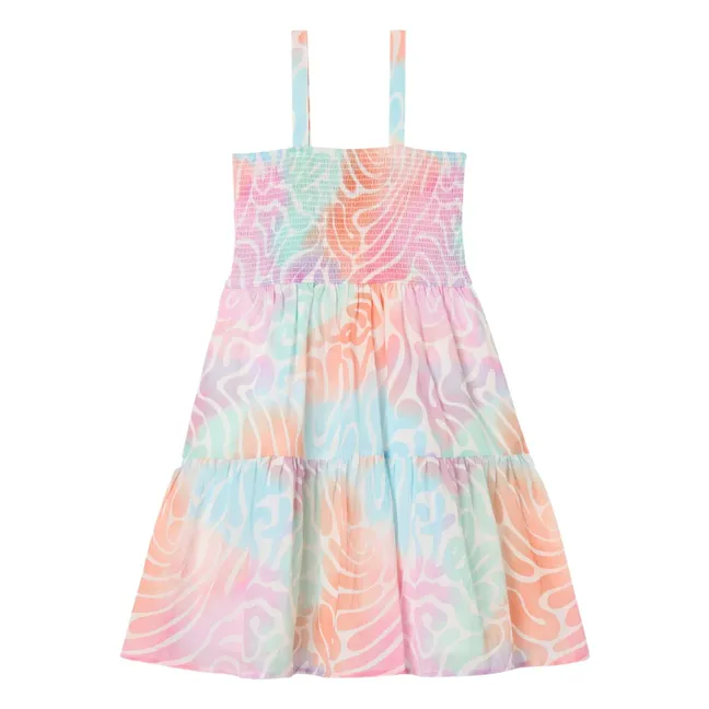 Robe Zébrée | Rose