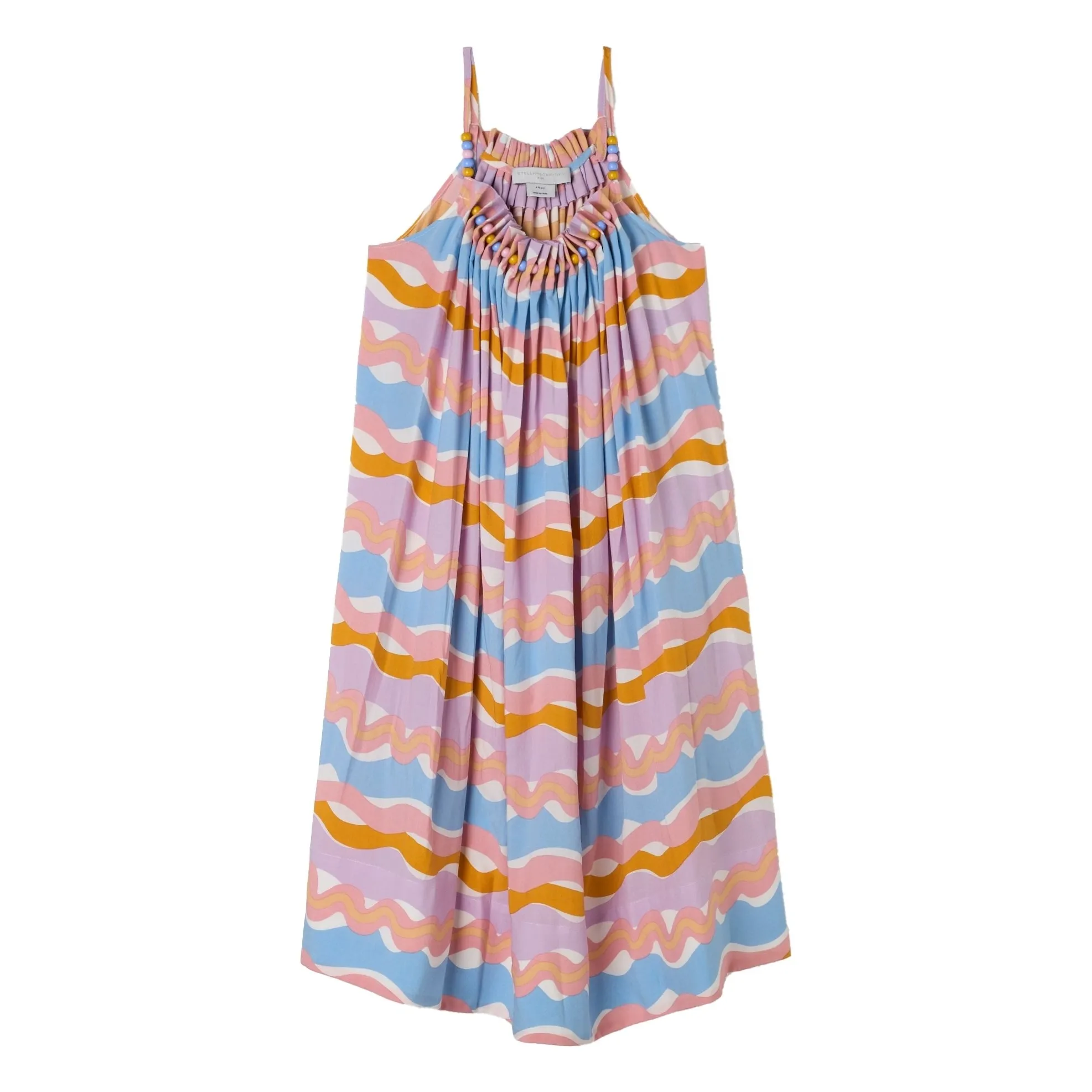 Stella Mccartney Kids Girls Mauve Wave Dress