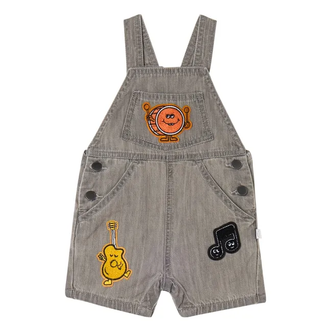 Salopette Denim Musique | Gris