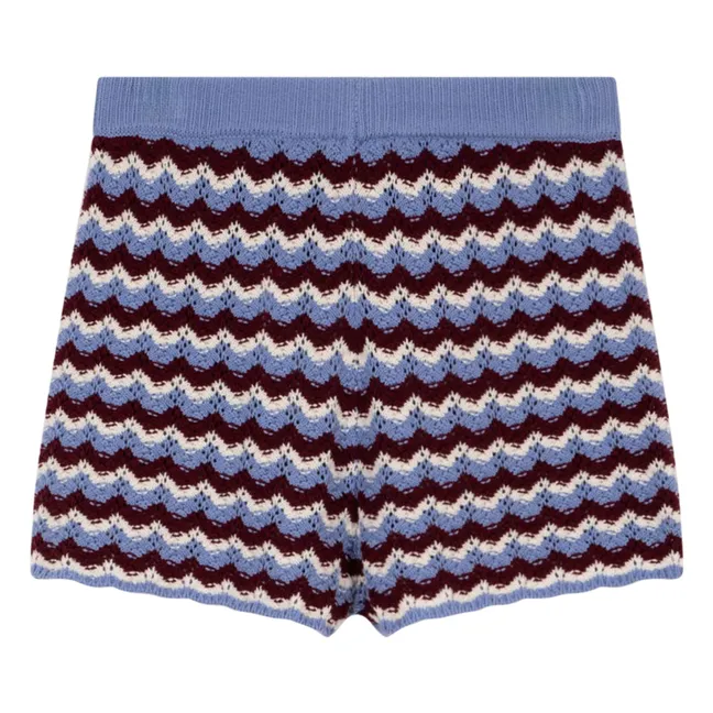Short Crochet Vitamin Rayé | Bleu