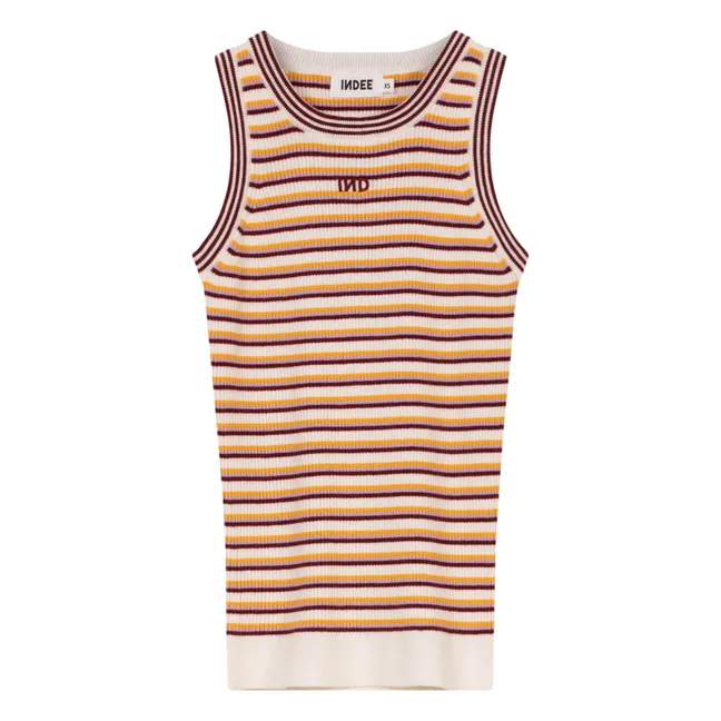 Camiseta de tirantes a rayas Venerdi | Burdeos