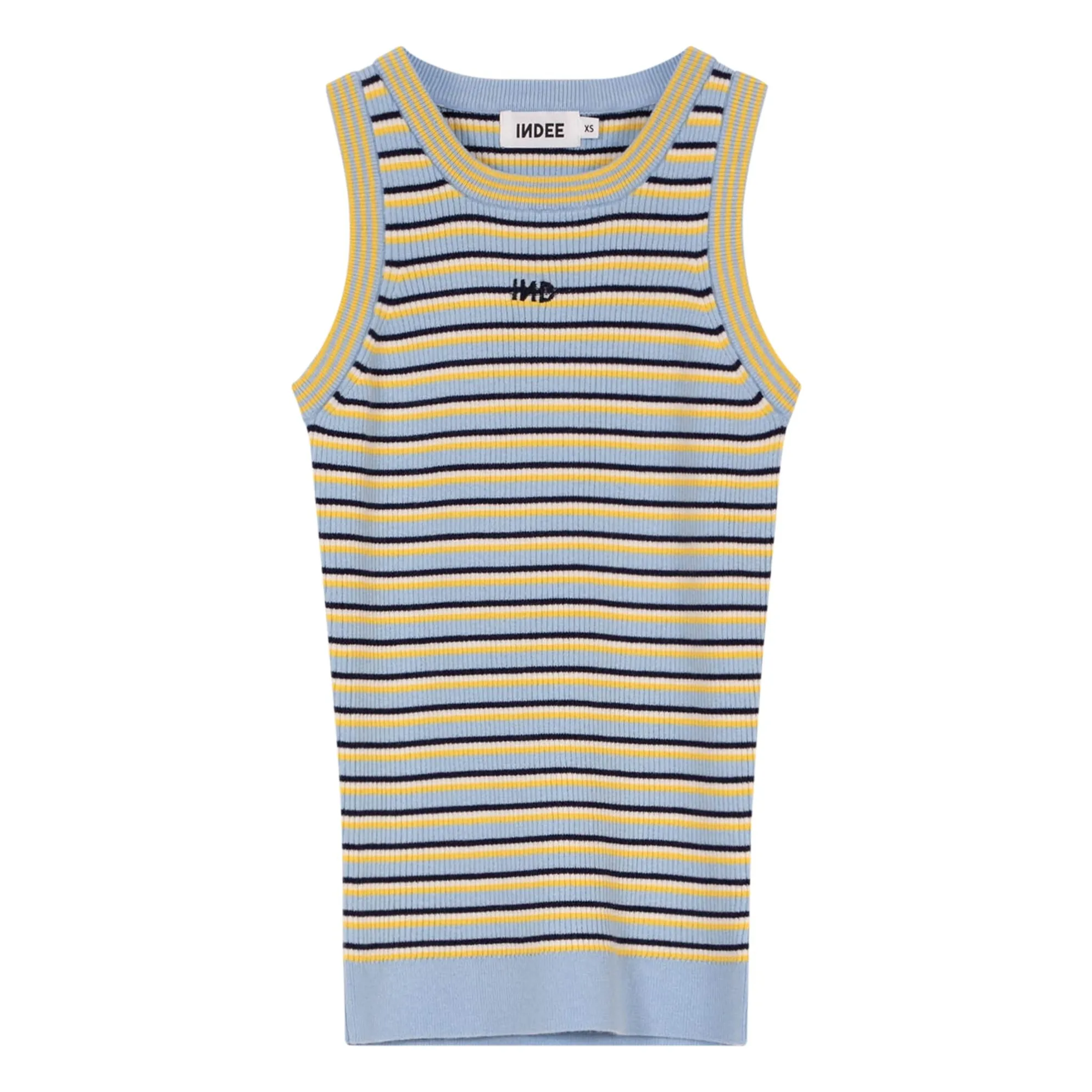 Indee Light Blue Venerdi Striped Tank Top