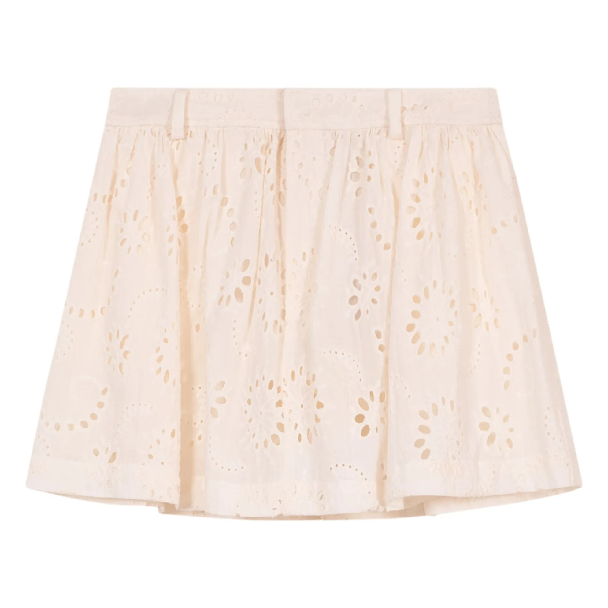 Indee White Skirt Short Broderie Anglaise Vendee