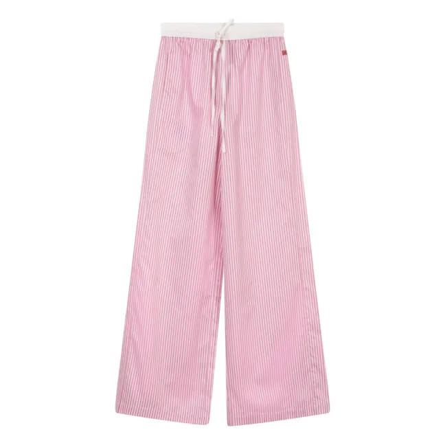Pantaloni a righe Vassili | Rosa