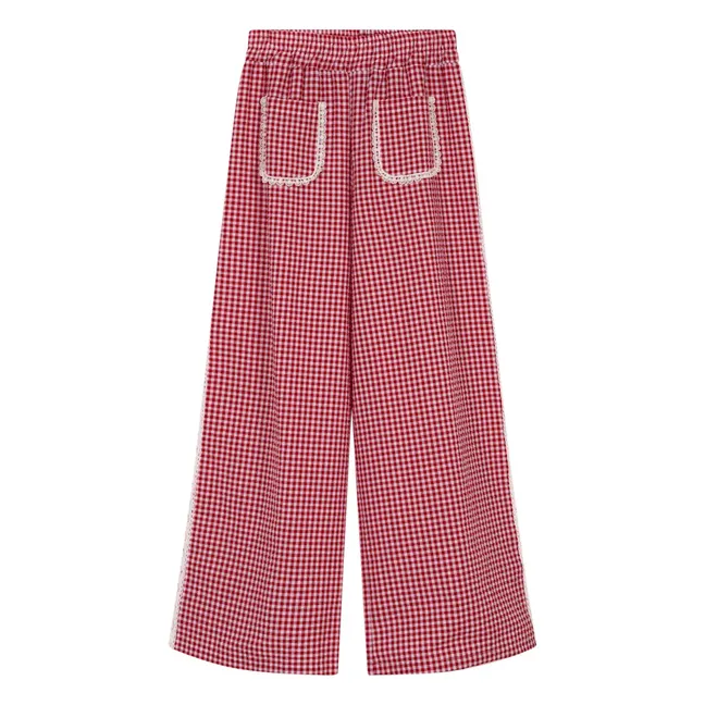 Pantalones Vanuatu Vichy | Rojo