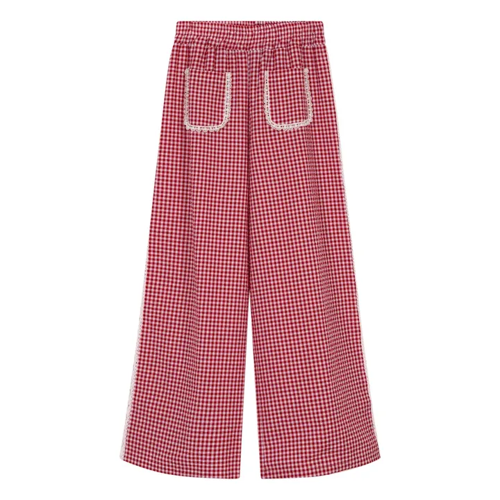 Pantalones Vanuatu Vichy | Rojo- Imagen del producto n°0