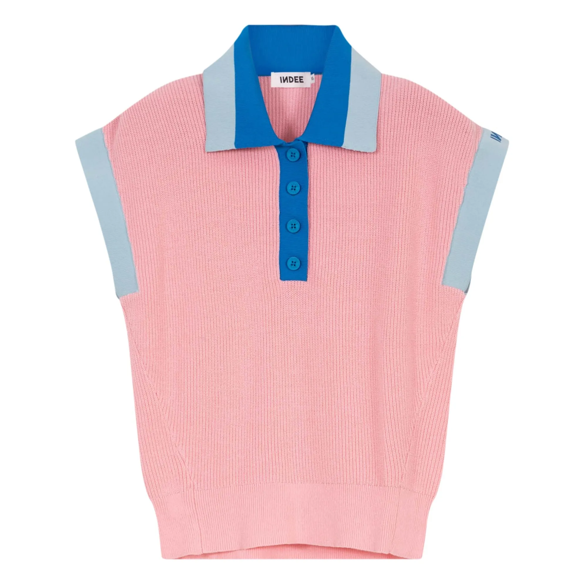 Indee Pink Valor Mesh Polo Shirt