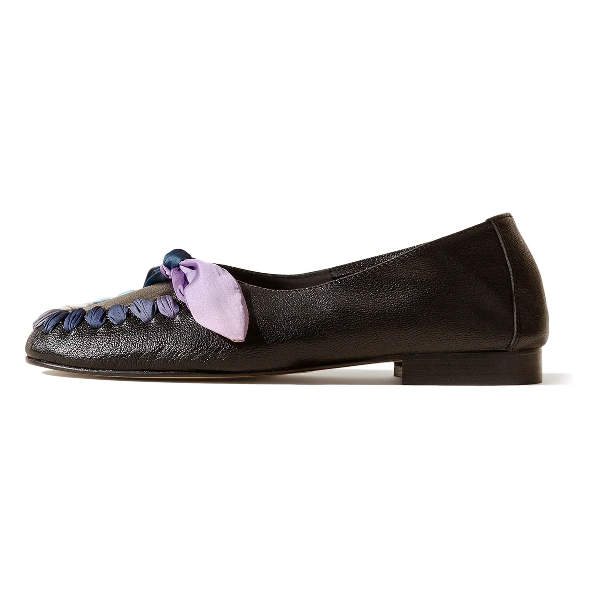 Hereu Black Juliol Foulard Loafers
