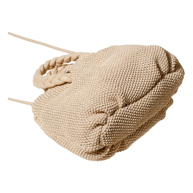 Bag Bombon M Soft Raffia | Beige