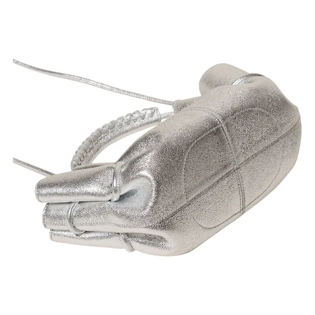 Bolso Arta Mini Metallic | Plateado