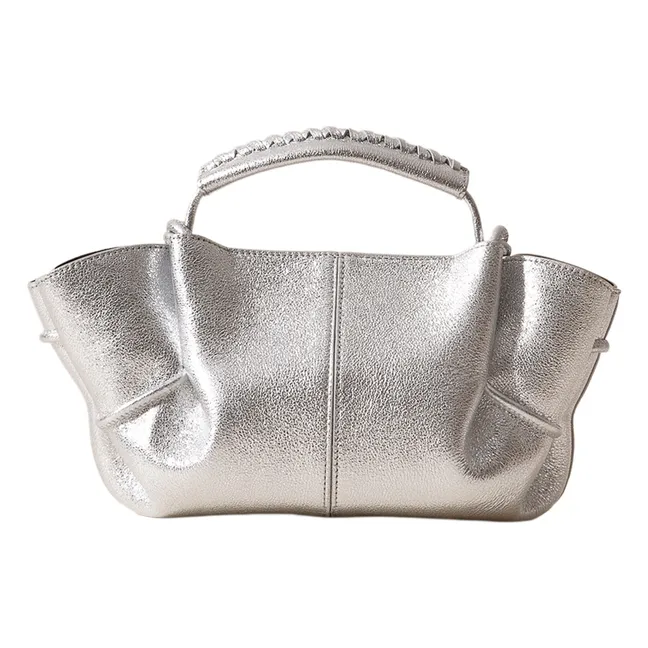 Bolso Arta Mini Metallic | Plateado