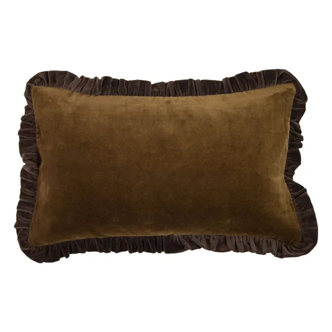 Housse de coussin en velours Doris