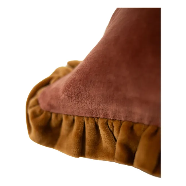 Housse de coussin en velours Doris