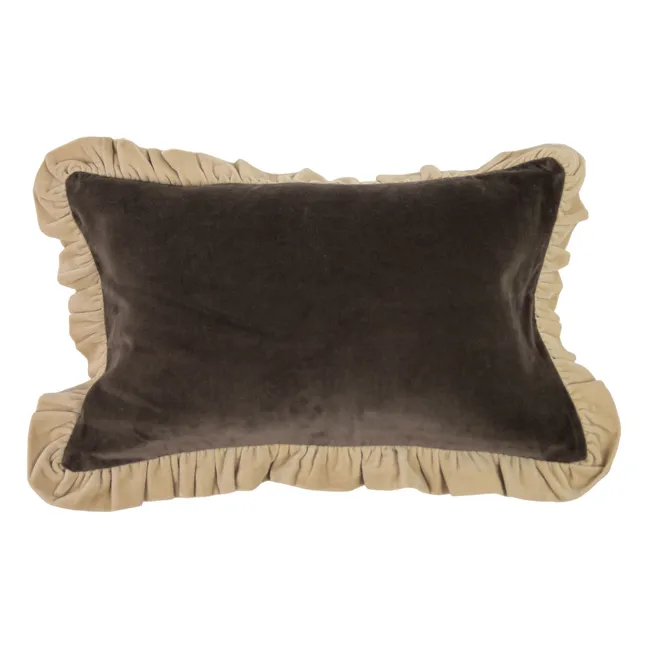 Housse de coussin en velours Doris