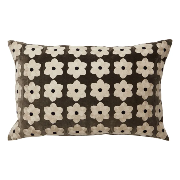 Housse de coussin Daisy | Taupe- Image produit n°0