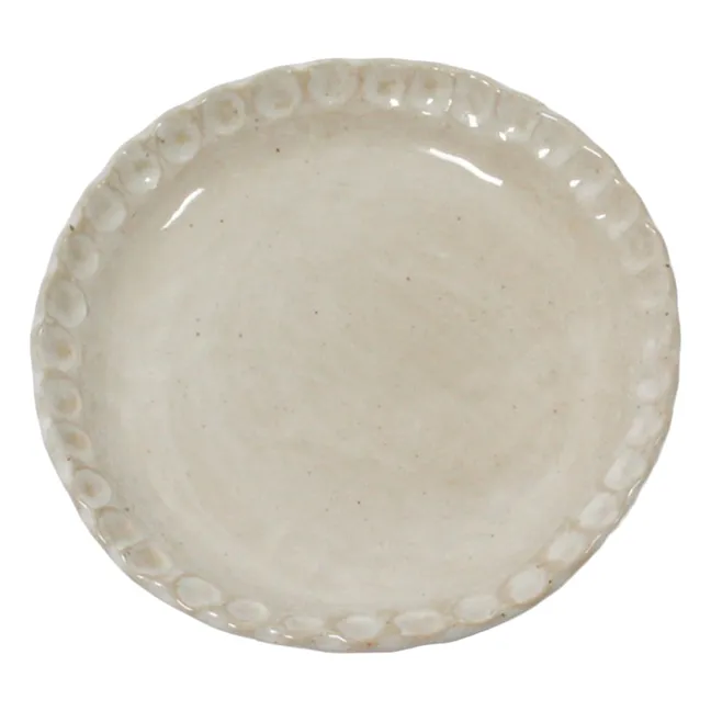 Dessertteller Florence - 6er-Set | Cremefarben