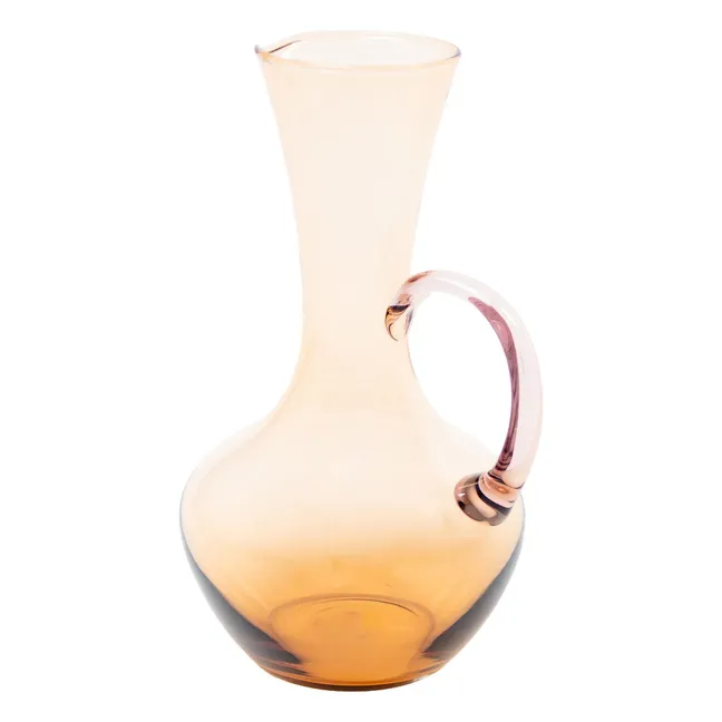 Isidora glass decanter | Brown