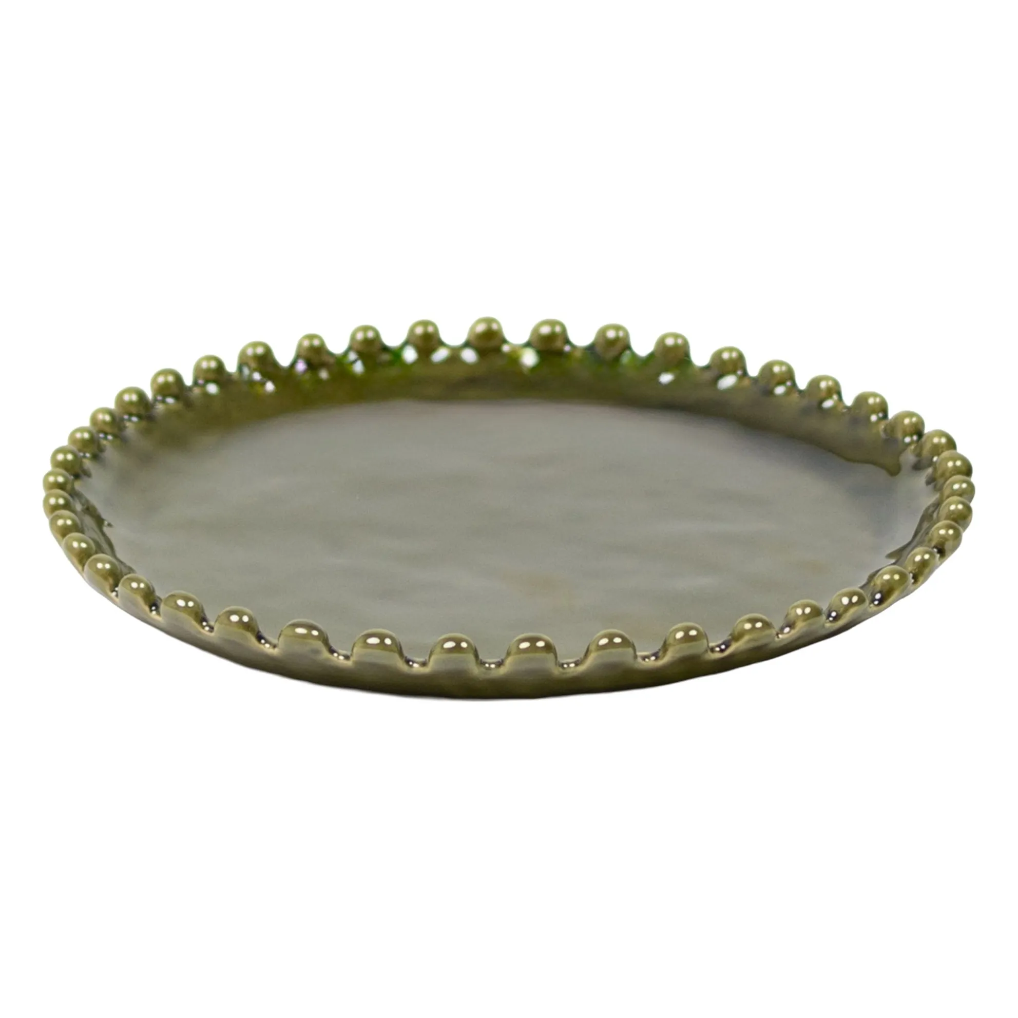 Olsson & Jensen Green Eden Dessert Plates Ø23 Cm - Set Of 4