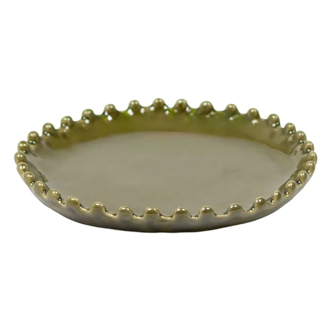 Eden dessert plates - Set of 6 | Green