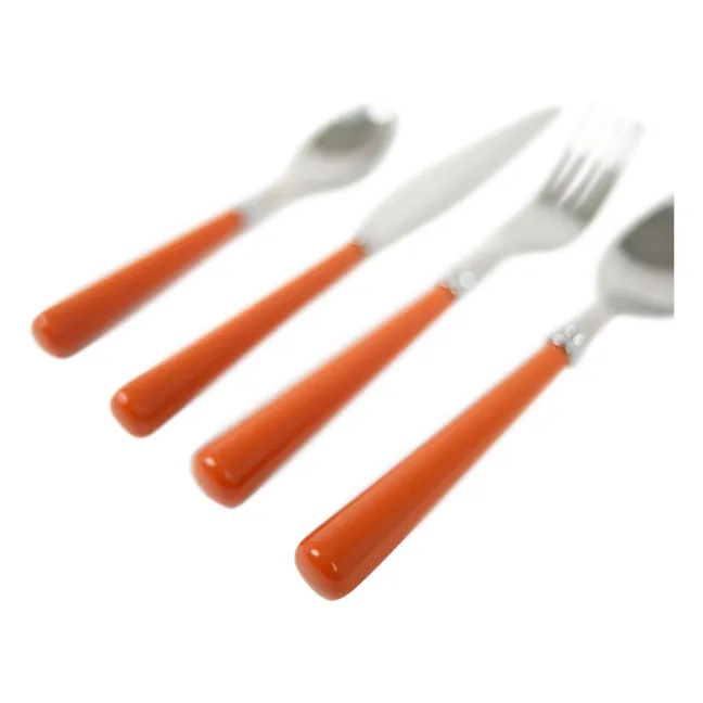 Couverts Lotta - Set de 24 pièces | Orange