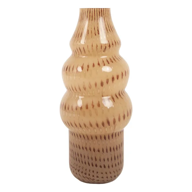 Vase en verre Marcel | Beige