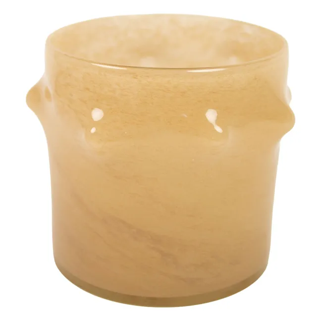 Amina glass vase | Cream