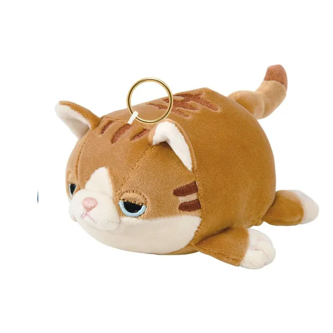 Llavero Mugi, el gato marrón