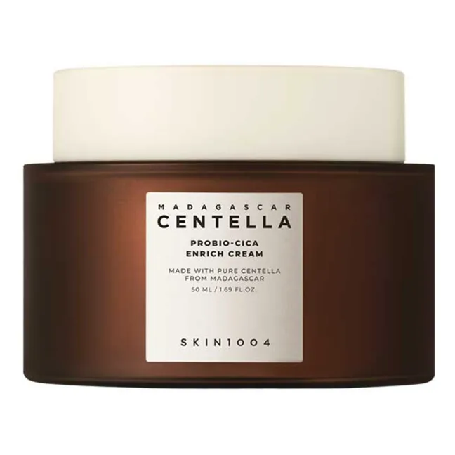 Crema idratante ricca con centella asiatica e probiotici - 50ml