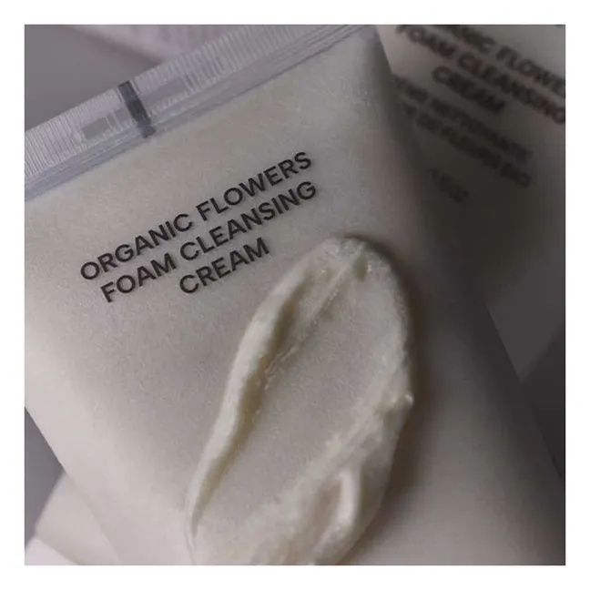 Foaming cleansing cream with fermented organic flowers - 150ml