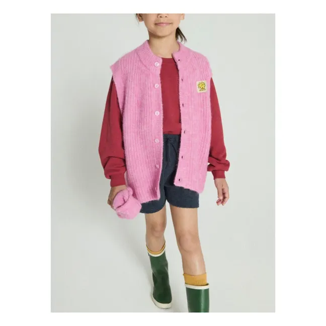 Chaleco sin mangas East Alpaca | Rosa