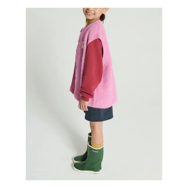 Gilet senza maniche East Alpaca | Rosa