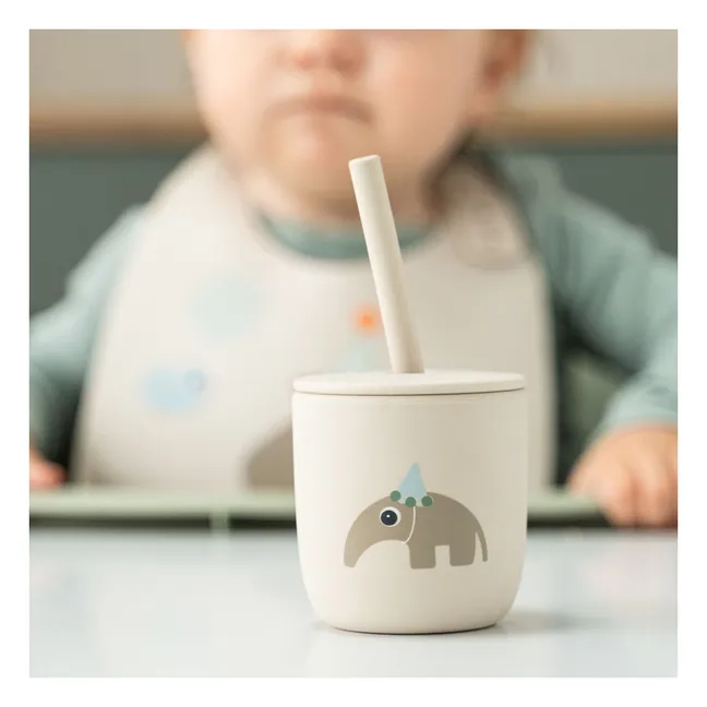 Celebration tumblers with straw - Set of 2 | Sand