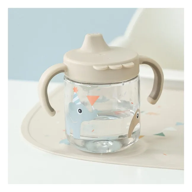 Tasse d'apprentissage en tritan Celebration | Sable