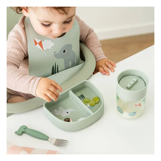 Tasse d'apprentissage 360° en tritan Playground | Vert