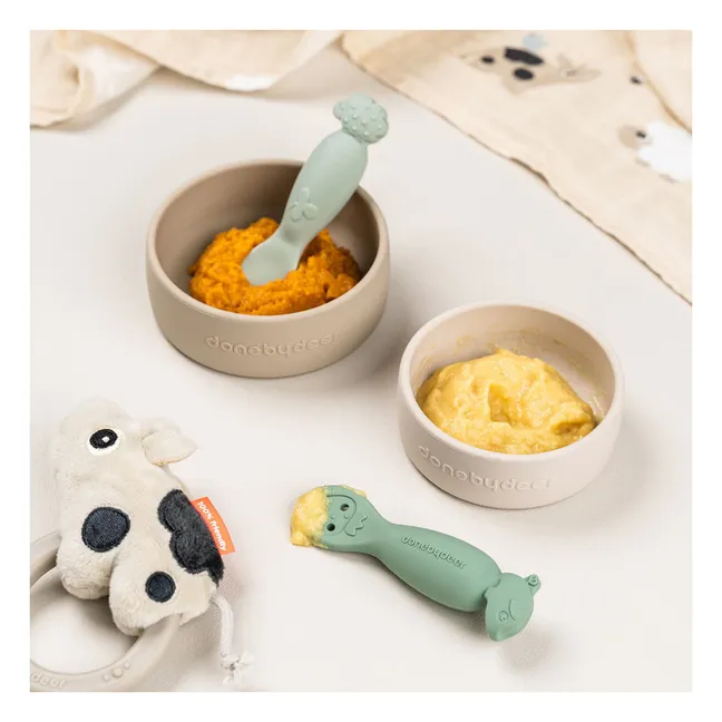 Tiny Farm learning spoons - Set of 2 | Green