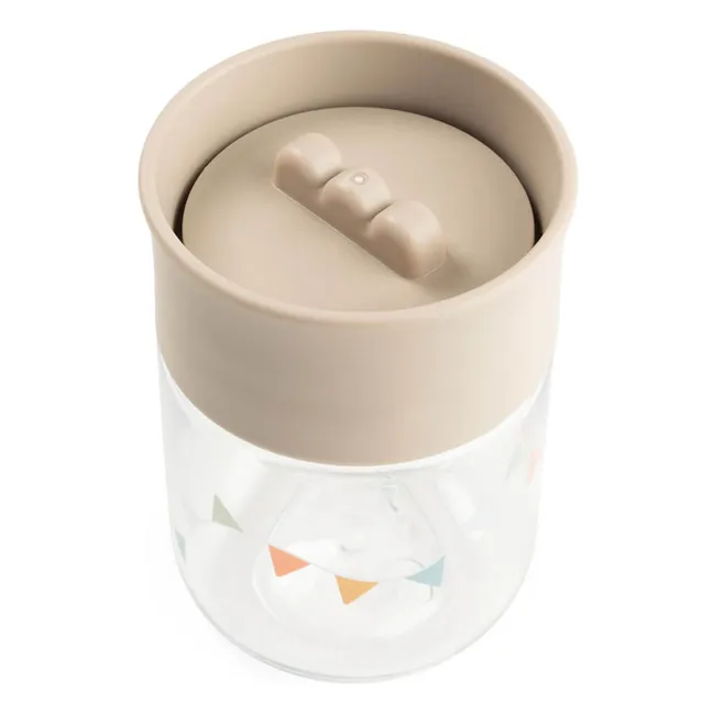Tasse d'apprentissage 360° en tritan Celebration | Sable