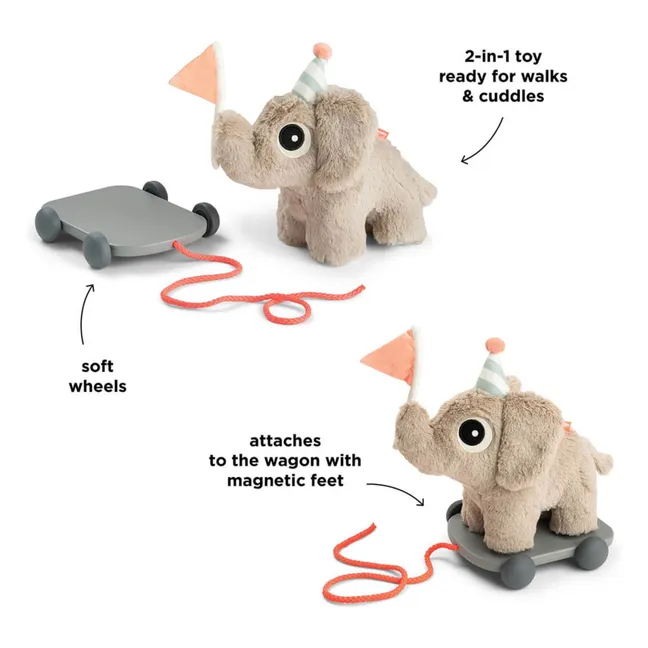 Elphee pull-along toy | Sand