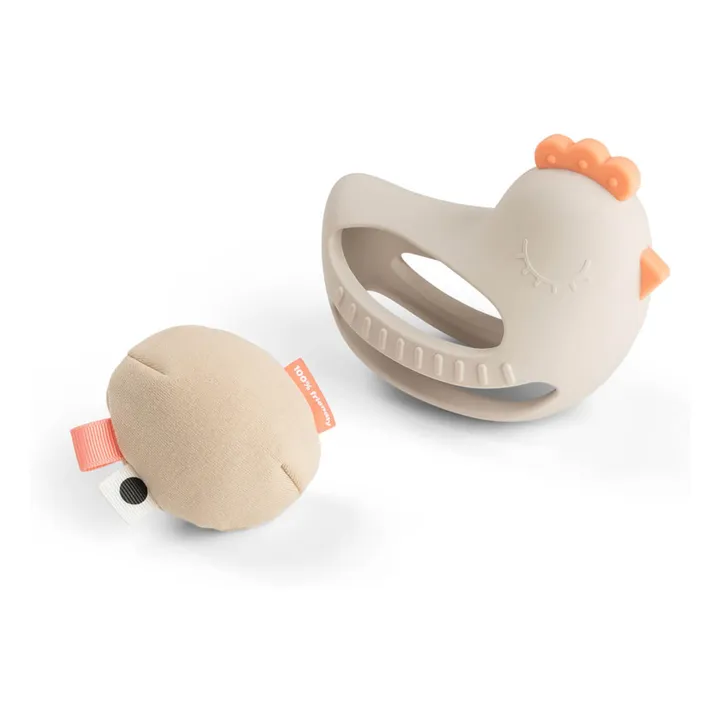 Jouet de dentition Clucky | Sable- Image produit n°3