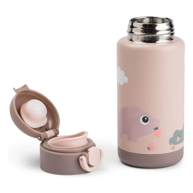 Tiny Farm isothermal water bottle | Pink