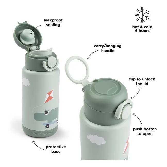 Gourde isotherme Playground | Vert