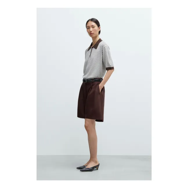Bermuda Tailored Laine | Burgundy