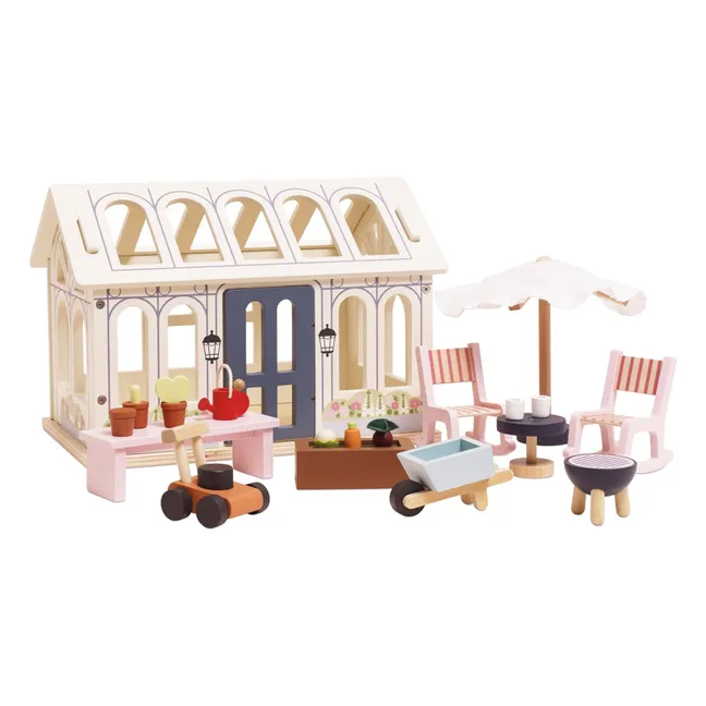 Veranda and vegetable garden for a doll's house