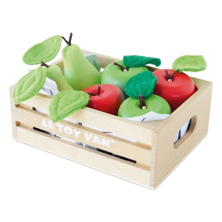 Cagette de pommes et poires du marché- Image produit n°0