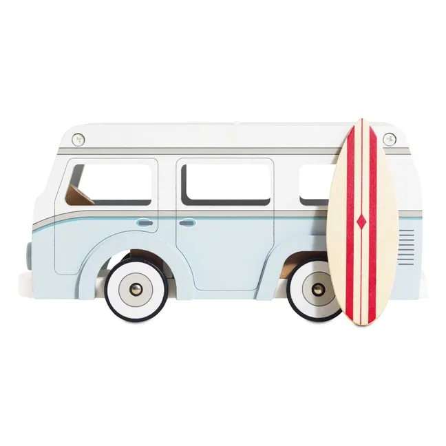 Camping-car en bois | Bleu