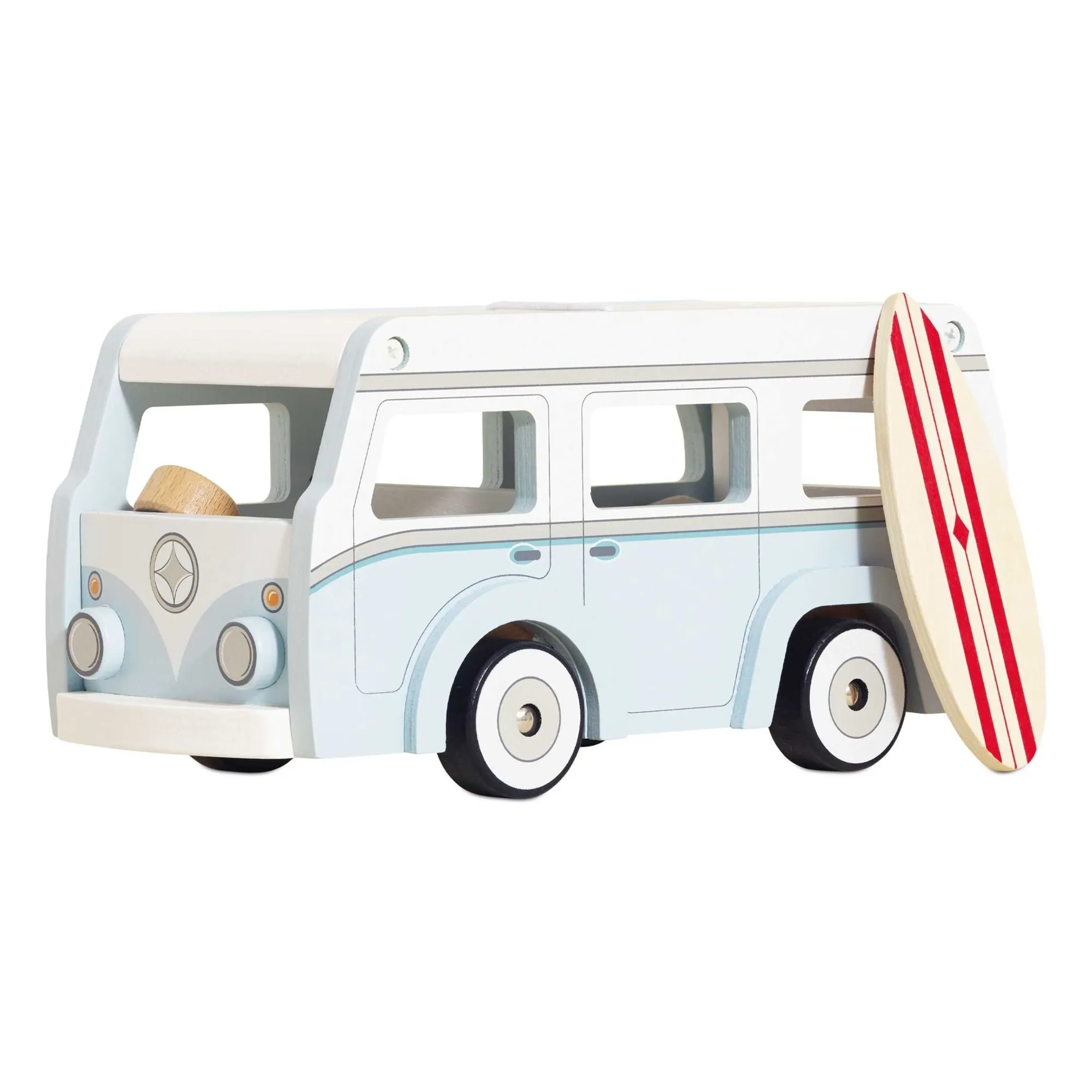 Le Toy Van Blue Wooden Motorhome